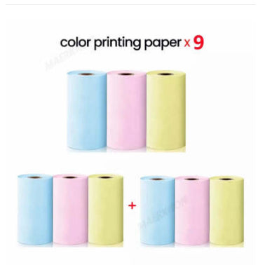 Portable Mini Thermal Label & Photo Printer – Bluetooth, No Ink Required