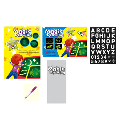 3D Magic Drawing Pad for Kids – 8 Light Effects, Glow-in-the-Dark Sketchpad