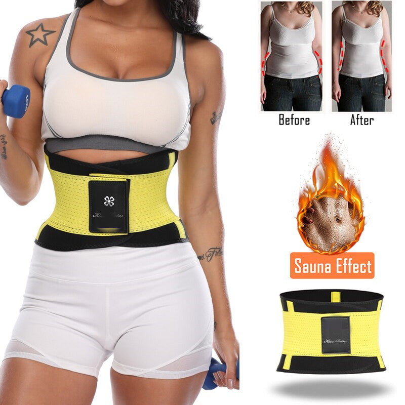 Women's Waist Trainer Slimming Belt – Nylon & Spandex, Sizes S–5XL