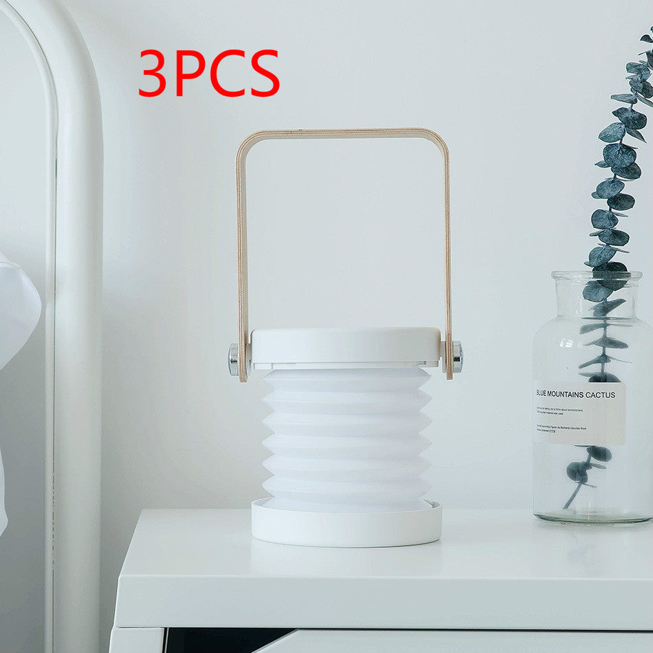 Foldable Touch Dimmable LED Lantern – USB Rechargeable Night Light