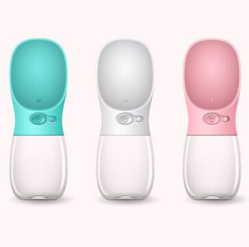 Portable Pet Water Bottle – 350ml & 550ml, One-Touch Leak-Proof Design