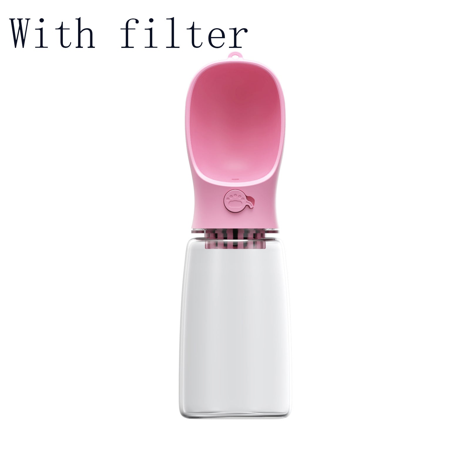 Portable Pet Water Bottle – 350ml & 550ml, One-Touch Leak-Proof Design