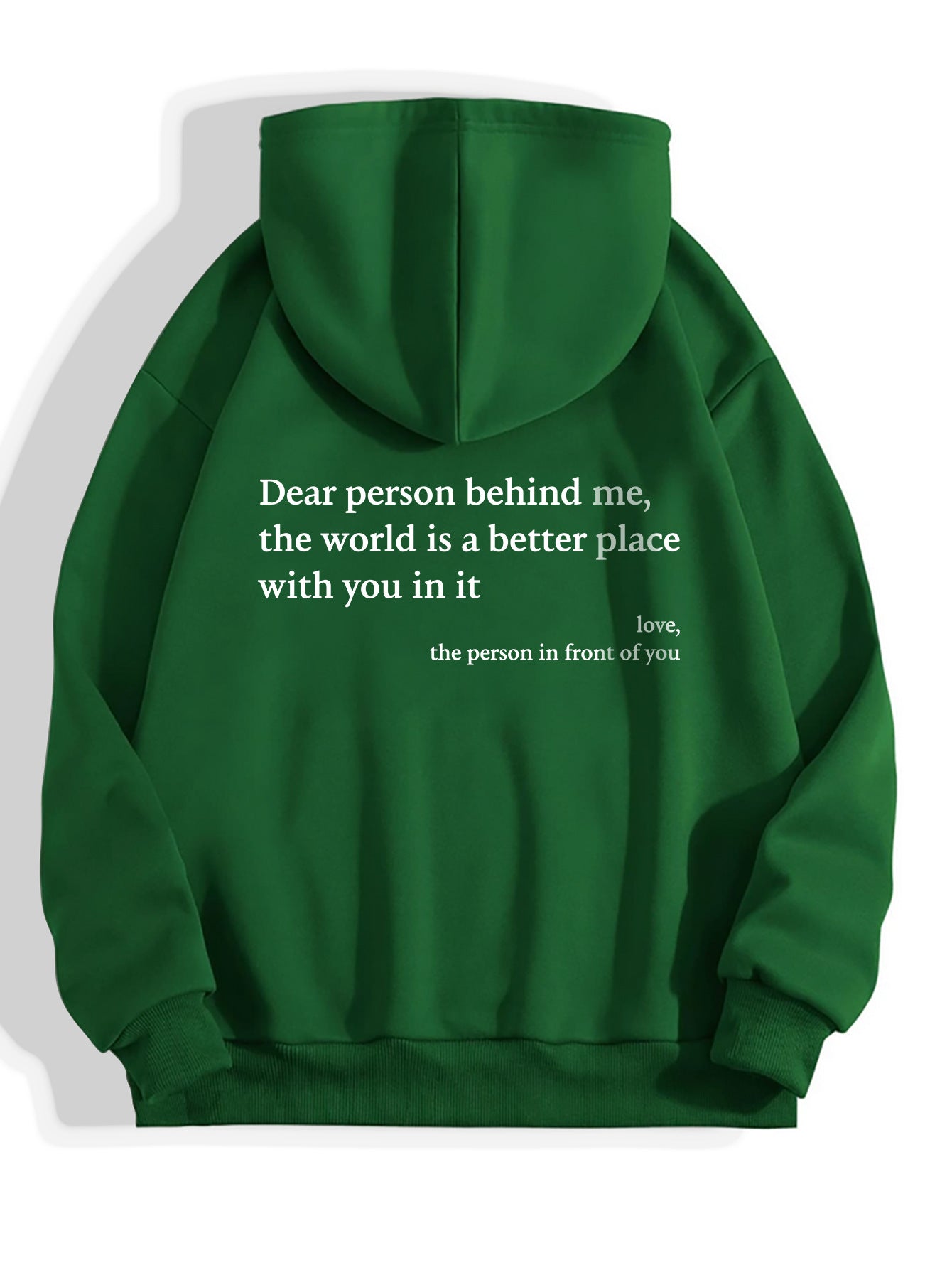 Women's Inspirational Quote Hoodie – Plush Kangaroo Pocket