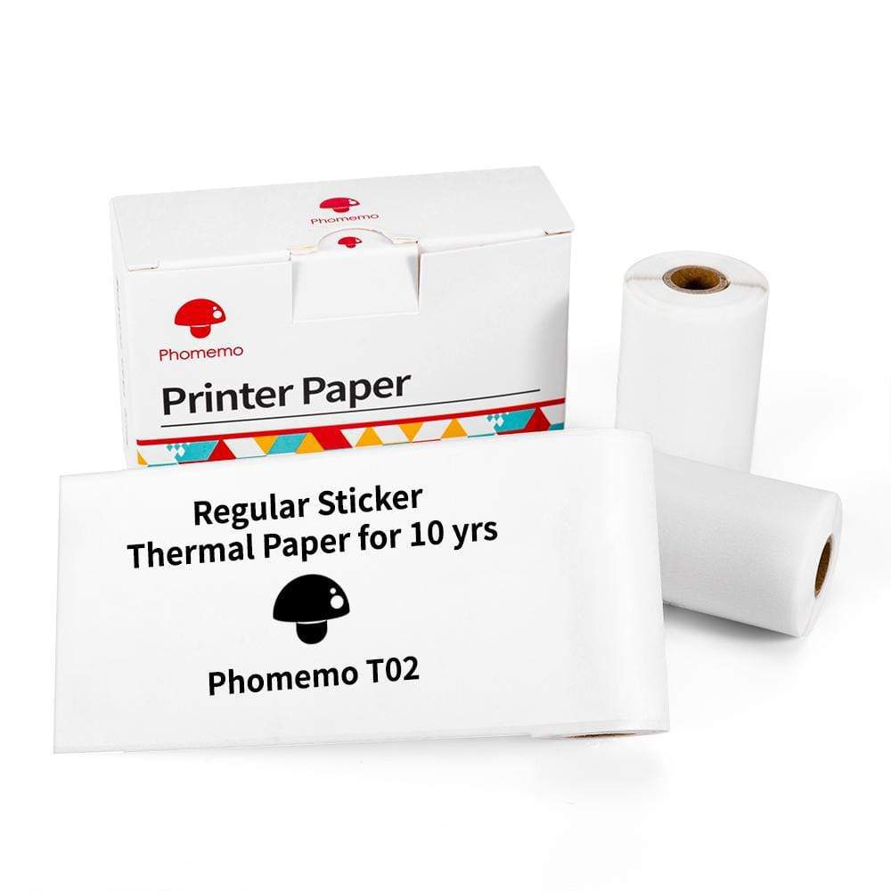 Portable Mini Thermal Label & Photo Printer – Bluetooth, No Ink Required