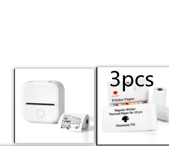 Portable Mini Thermal Label & Photo Printer – Bluetooth, No Ink Required