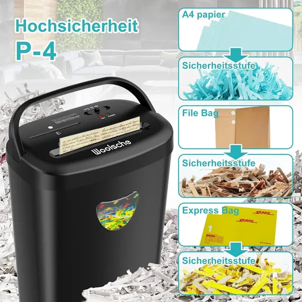 Paper Shredder, Shreds 12 Sheets at Once