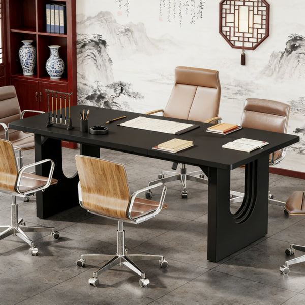 71" Executive Office Desk With Storage Drawers