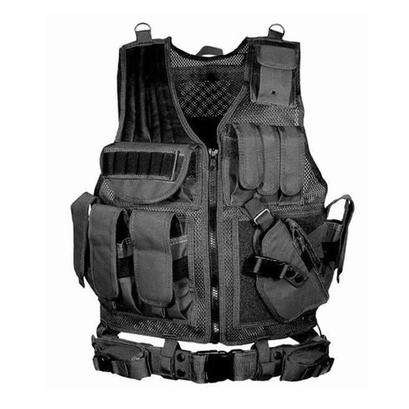 Tactical Molle Vest – Military Airsoft Plate Carrier