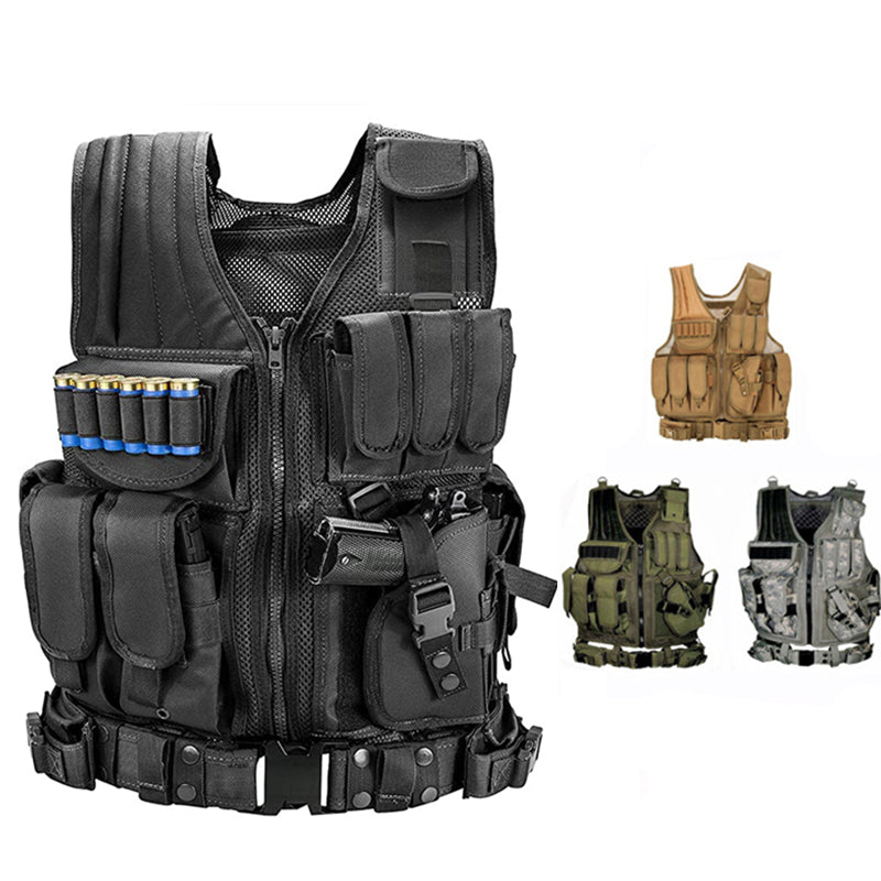 Tactical Molle Vest – Military Airsoft Plate Carrier