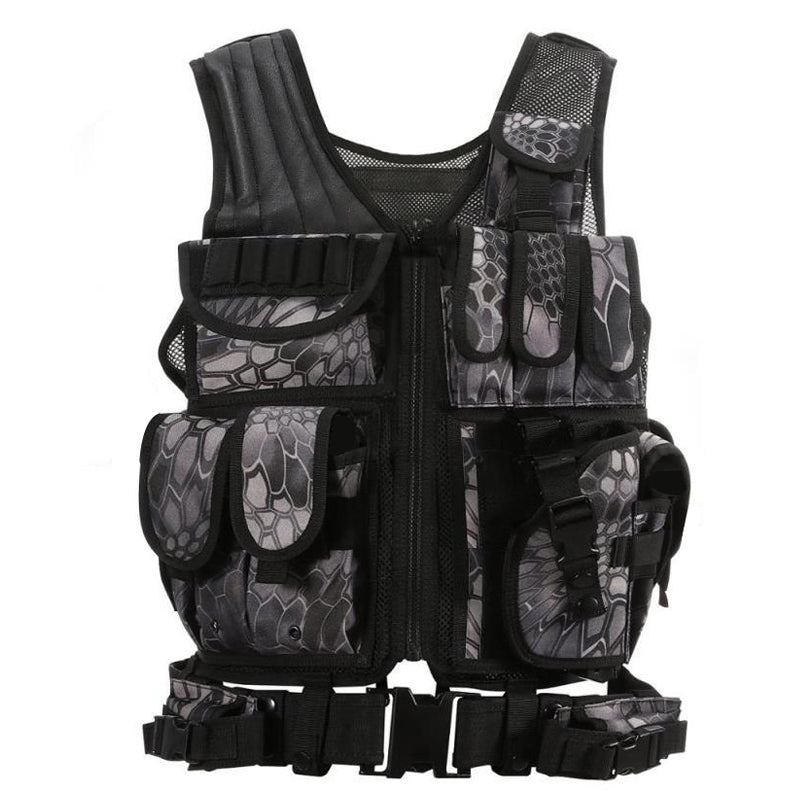 Tactical Molle Vest – Military Airsoft Plate Carrier