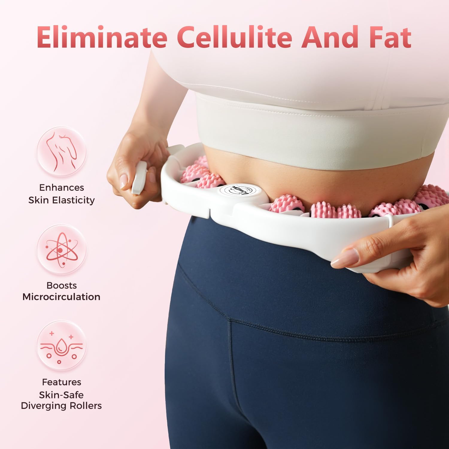 Anti-Cellulite Massage Roller – Lymphatic Drainage & Body Sculpting Tool