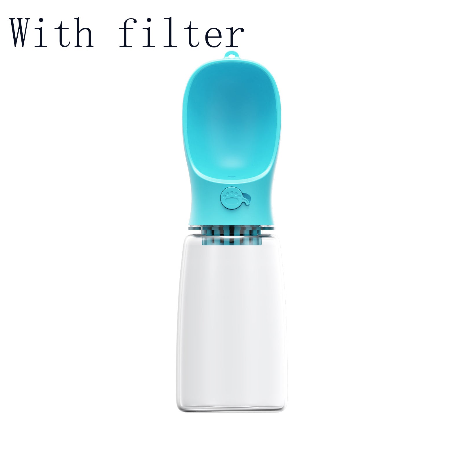 Portable Pet Water Bottle – 350ml & 550ml, One-Touch Leak-Proof Design
