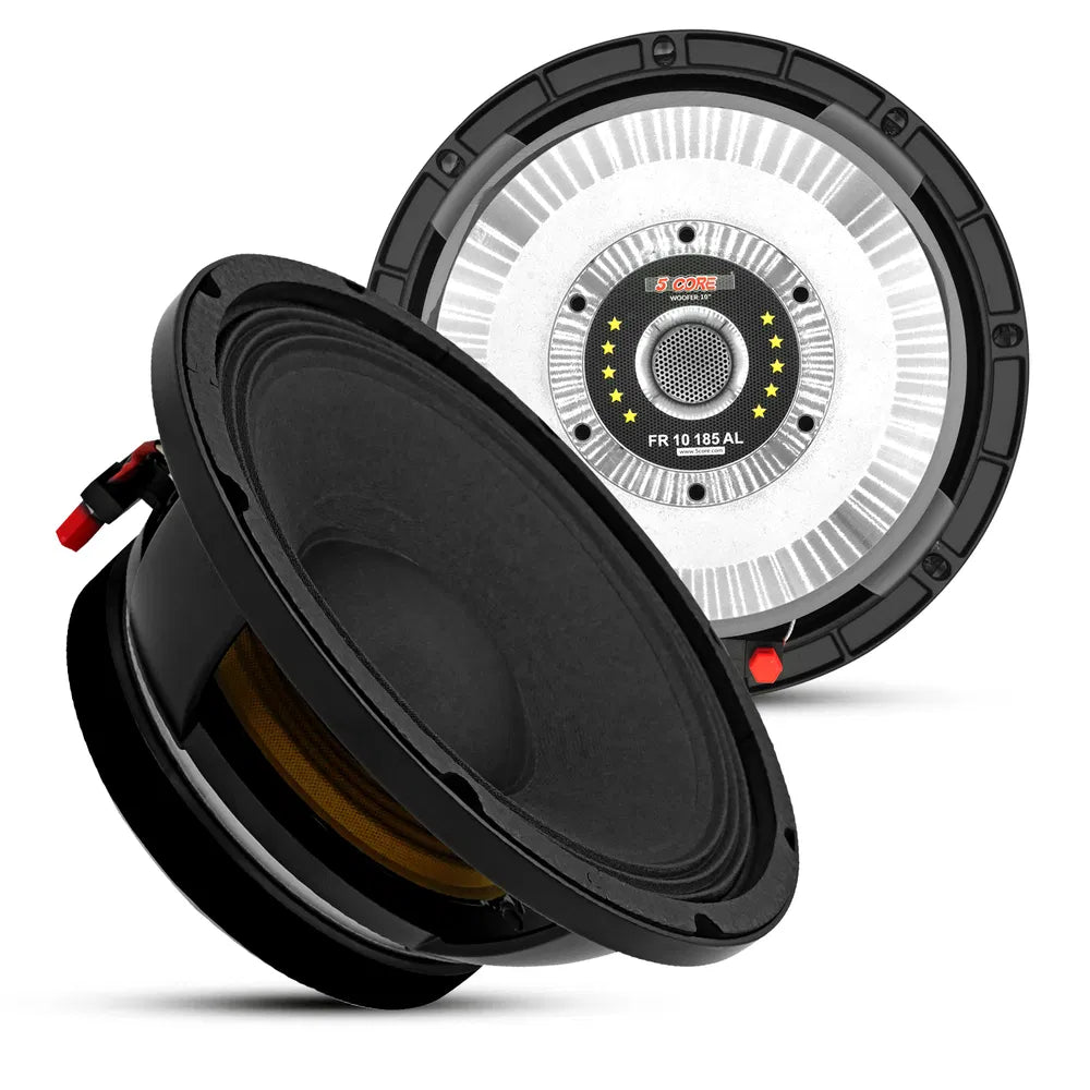 10' Subwoofer Speaker 300W RMS Full Range Car Audio Sub Woofer 4 Ohm Bass Replacement Driver