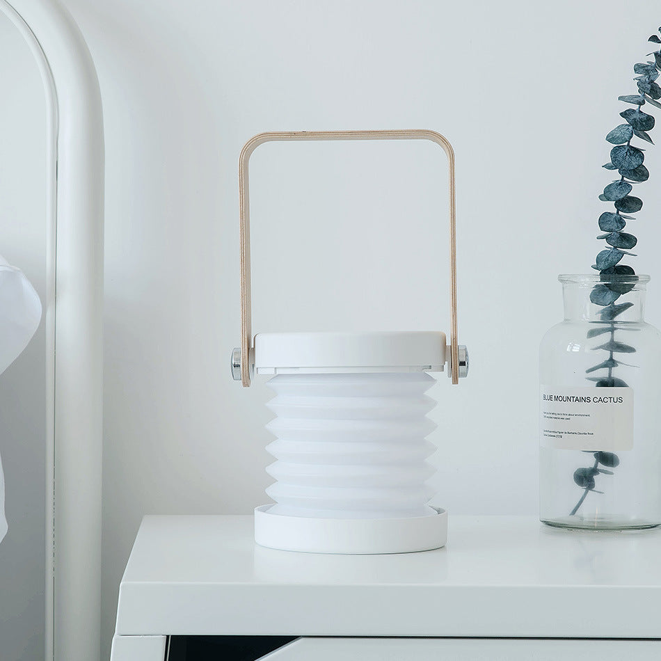 Foldable Touch Dimmable LED Lantern – USB Rechargeable Night Light