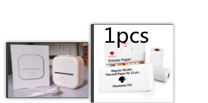Portable Mini Thermal Label & Photo Printer – Bluetooth, No Ink Required