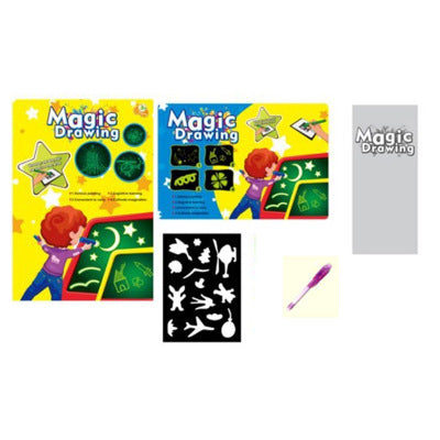 3D Magic Drawing Pad for Kids – 8 Light Effects, Glow-in-the-Dark Sketchpad
