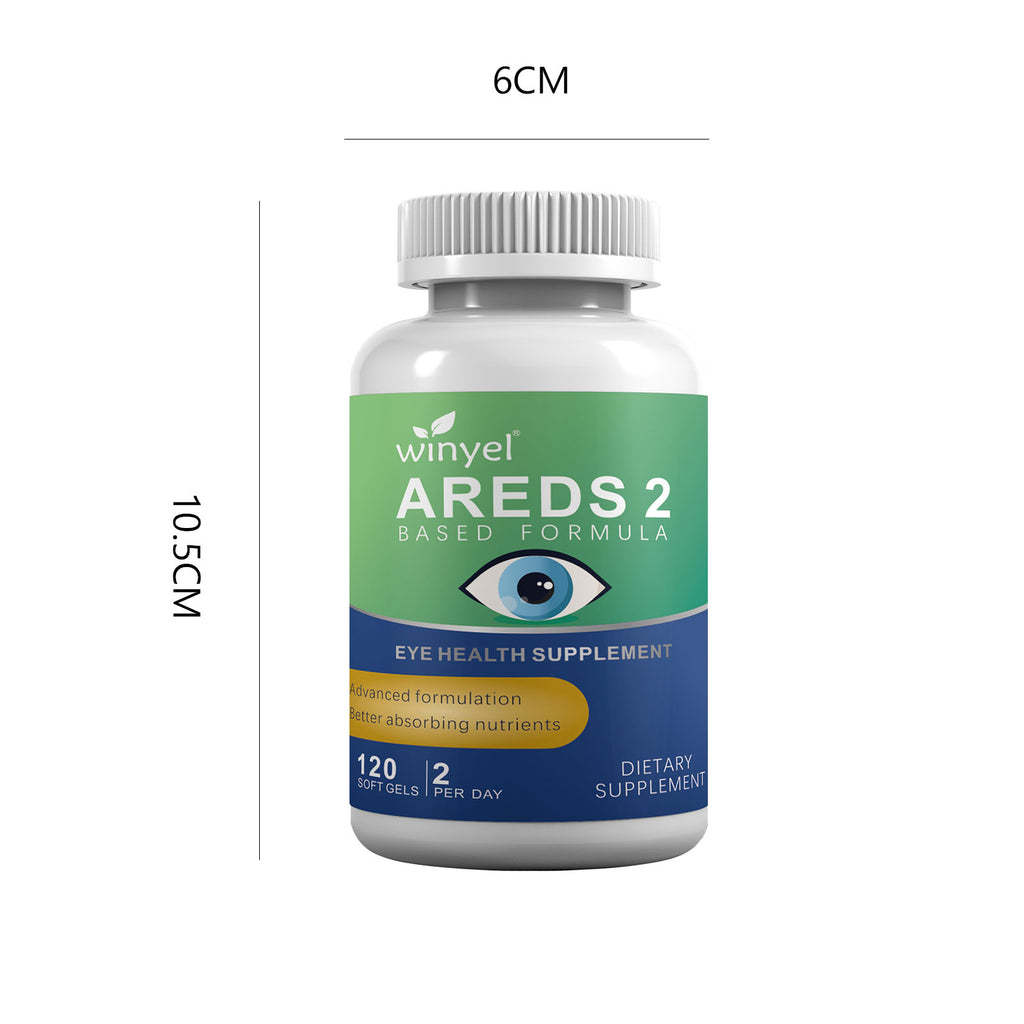 AREDS 2 Eye Vitamin And Mineral Supplement 120 Softgels With Lutein Vitamin C Zeaxanthin Zinc And Vitamin E For Healthy Vision Healthcare Fitness Dietary Bathroom