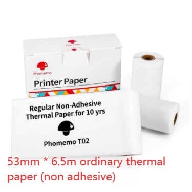 Portable Mini Thermal Label & Photo Printer – Bluetooth, No Ink Required