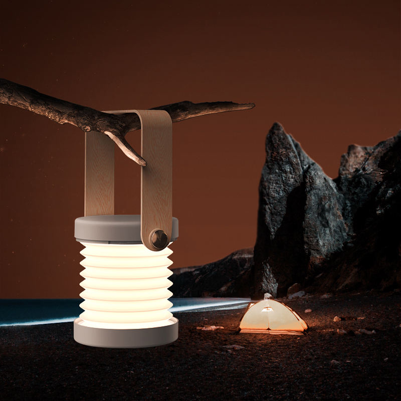 Foldable Touch Dimmable LED Lantern – USB Rechargeable Night Light