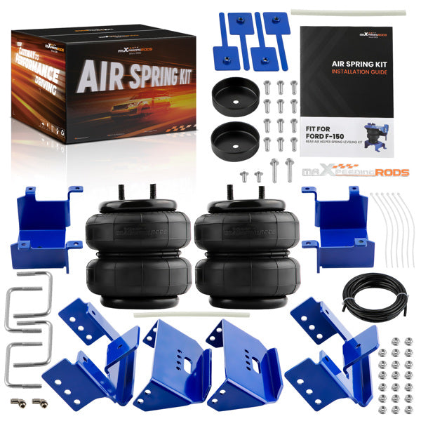 Rear Air Suspension Helper Bags Kit Fit For Ford F150 2WD 4WD F-150 2015-2025