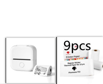 Portable Mini Thermal Label & Photo Printer – Bluetooth, No Ink Required