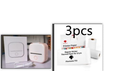 Portable Mini Thermal Label & Photo Printer – Bluetooth, No Ink Required
