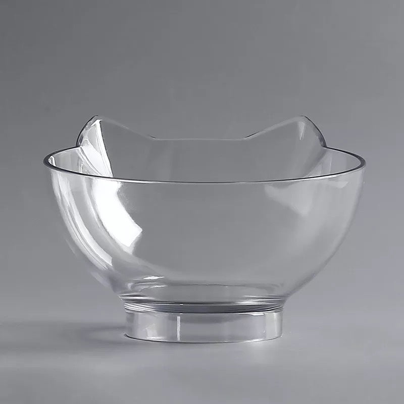 Elevated Cat Double Bowl Feeder – 15° Tilt, Cervical Spine Protection
