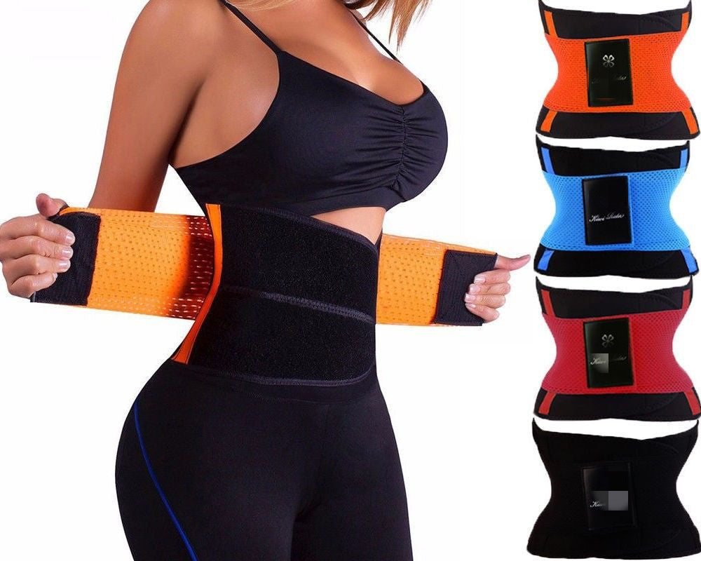 Women's Waist Trainer Slimming Belt – Nylon & Spandex, Sizes S–5XL