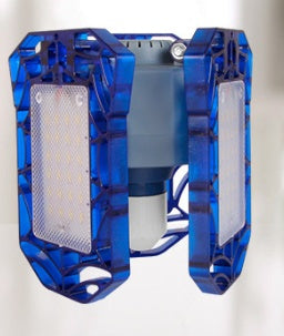 Deformable LED Garage Ceiling Light – 60W, 6000 Lumens, IP65 Waterproof