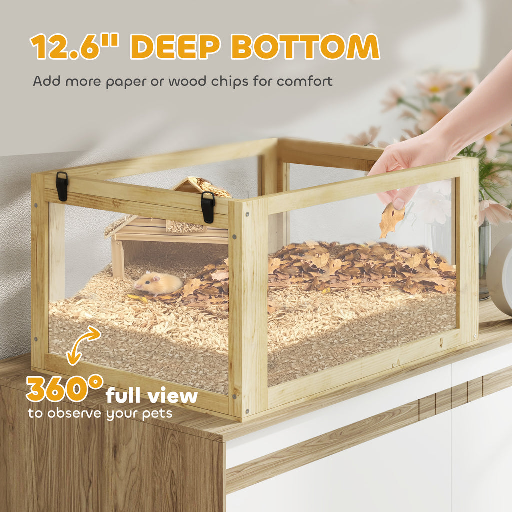 3 Tier Wooden Hamster Cage
