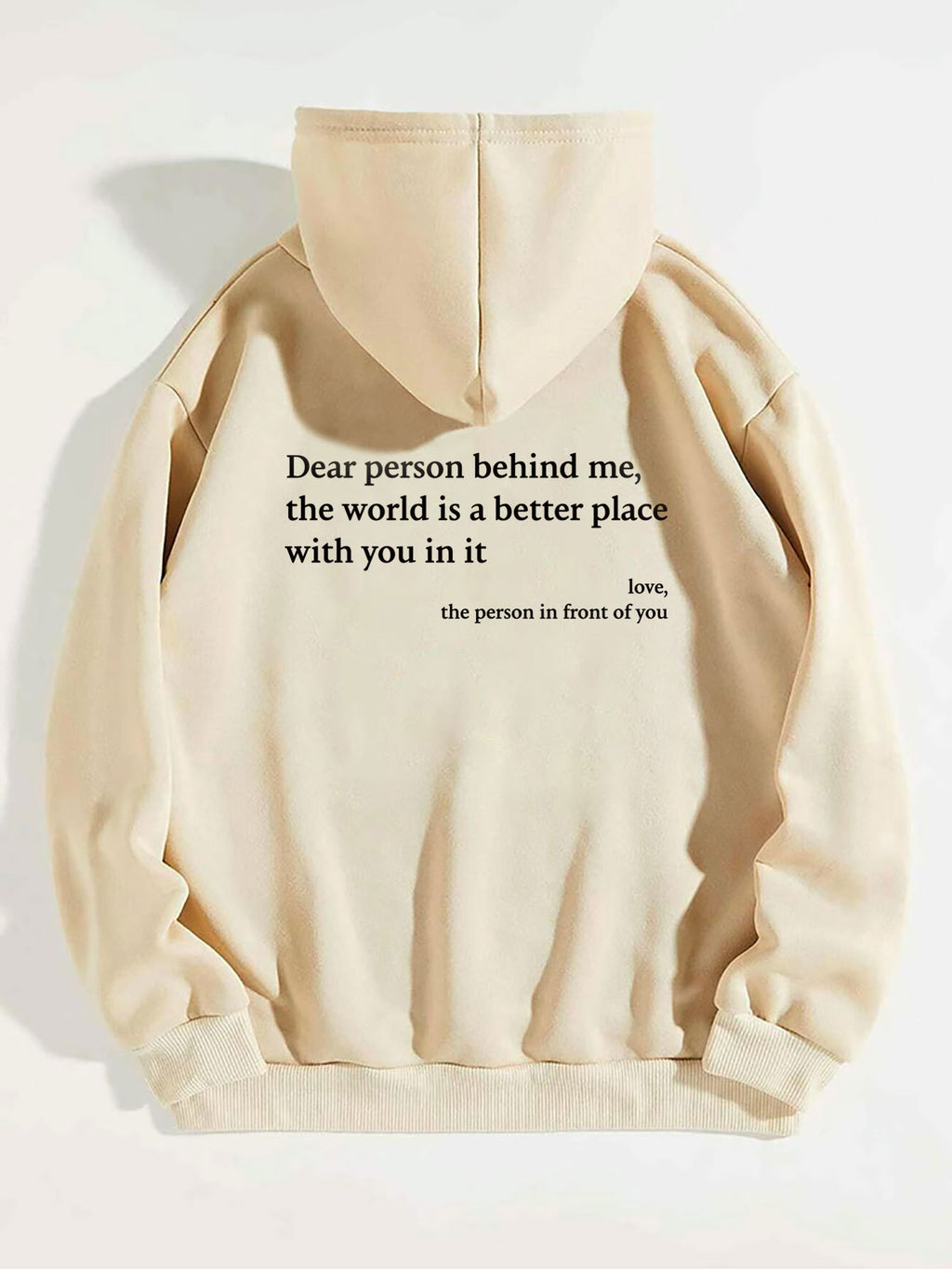 Women's Inspirational Quote Hoodie – Plush Kangaroo Pocket