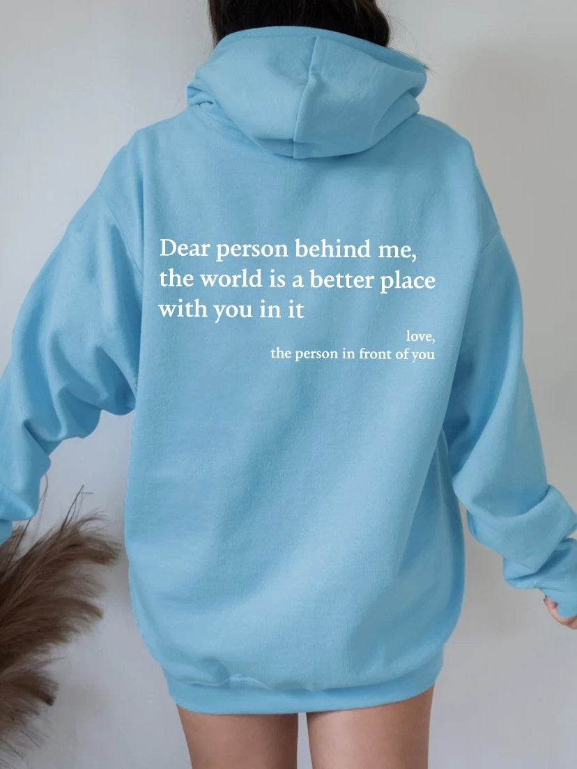 Women's Inspirational Quote Hoodie – Plush Kangaroo Pocket