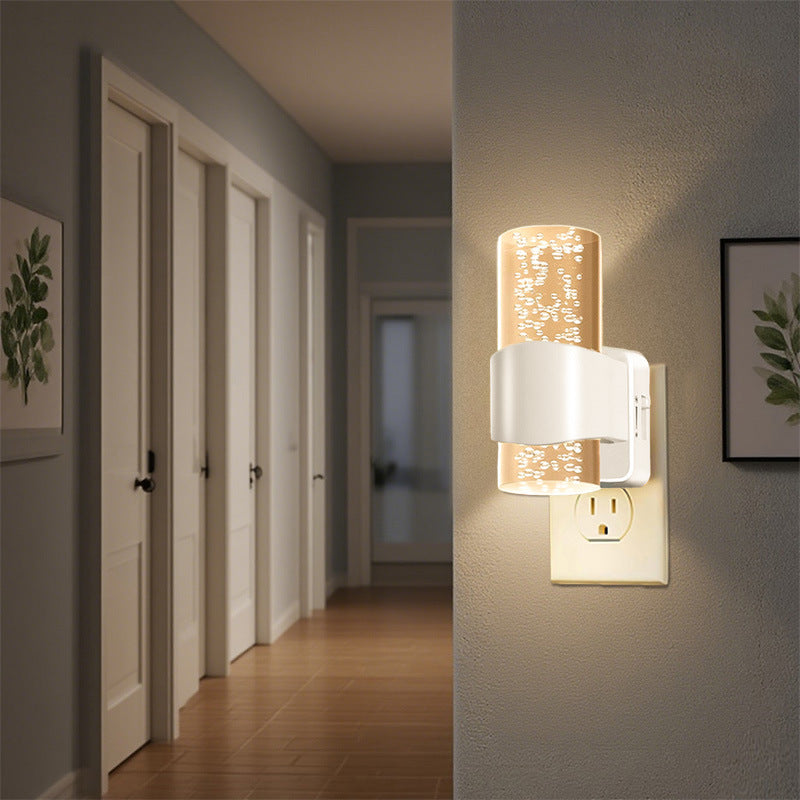 LED Motion-Sensor Night Light Stepless Dimming CorridorBedroom Wall Lamp