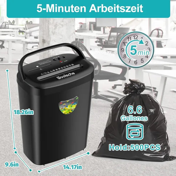 Paper Shredder, Shreds 12 Sheets at Once
