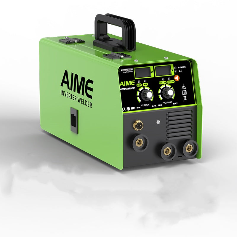 140A 3 In 1 MIG Welder, Solid Wire, MIG Lift TIG Manual  Welding Equipment 10 IGBT Inverter, Synergistic Control, LED Display