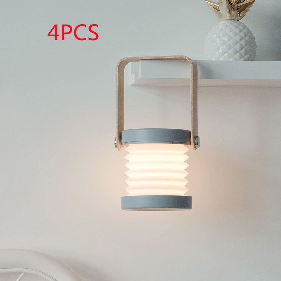 Foldable Touch Dimmable LED Lantern – USB Rechargeable Night Light