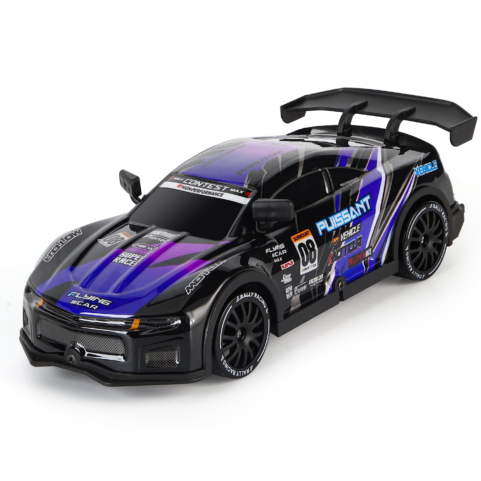 GTR Four-wheel Drive Drift Car Remote Control Car Black,only Can Be Used On TK