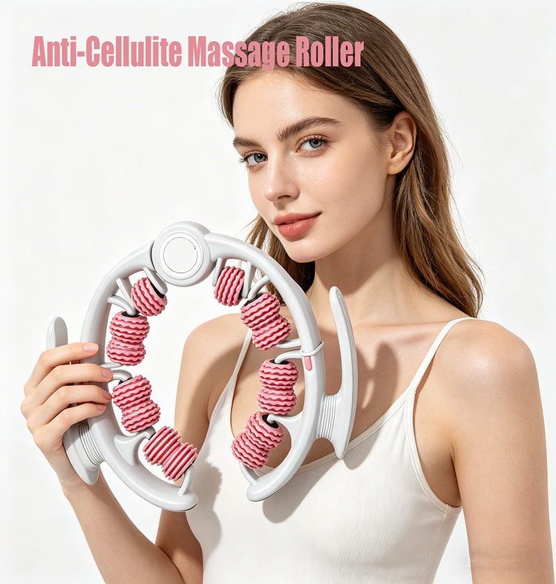 Anti-Cellulite Massage Roller – Lymphatic Drainage & Body Sculpting Tool